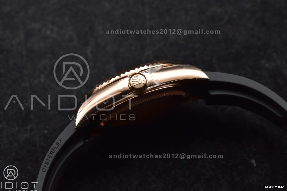 Best A23J Gray Upgraded Oysterflex Skydweller RG 1104 Edition Strap on Noob Dial 1012